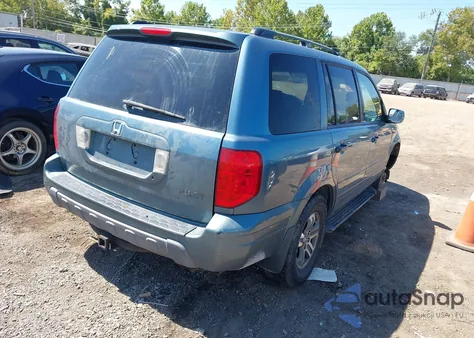 2005 Honda Pilot Ex-L from USA, damaged, VIN 5FNYF18565B048067